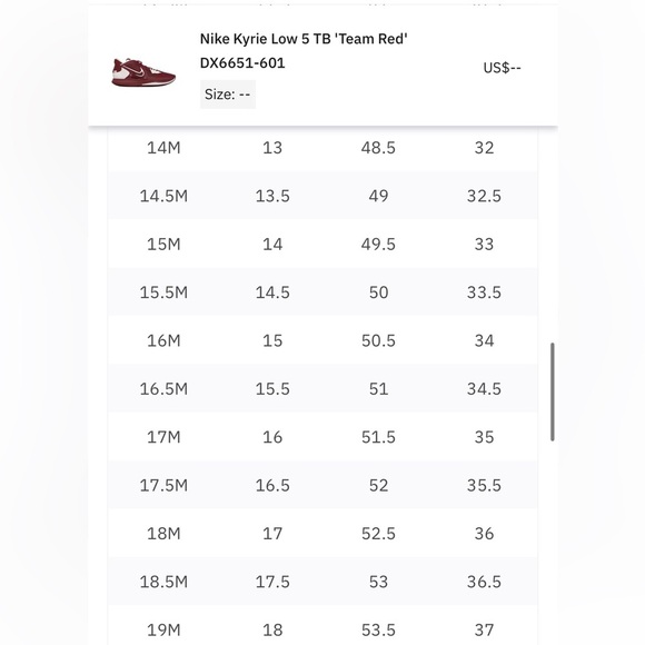 Nike Shoes | Kyrie Low 5 TB Promo | Color: Team Red/White | NEW!!❤️? main image 14